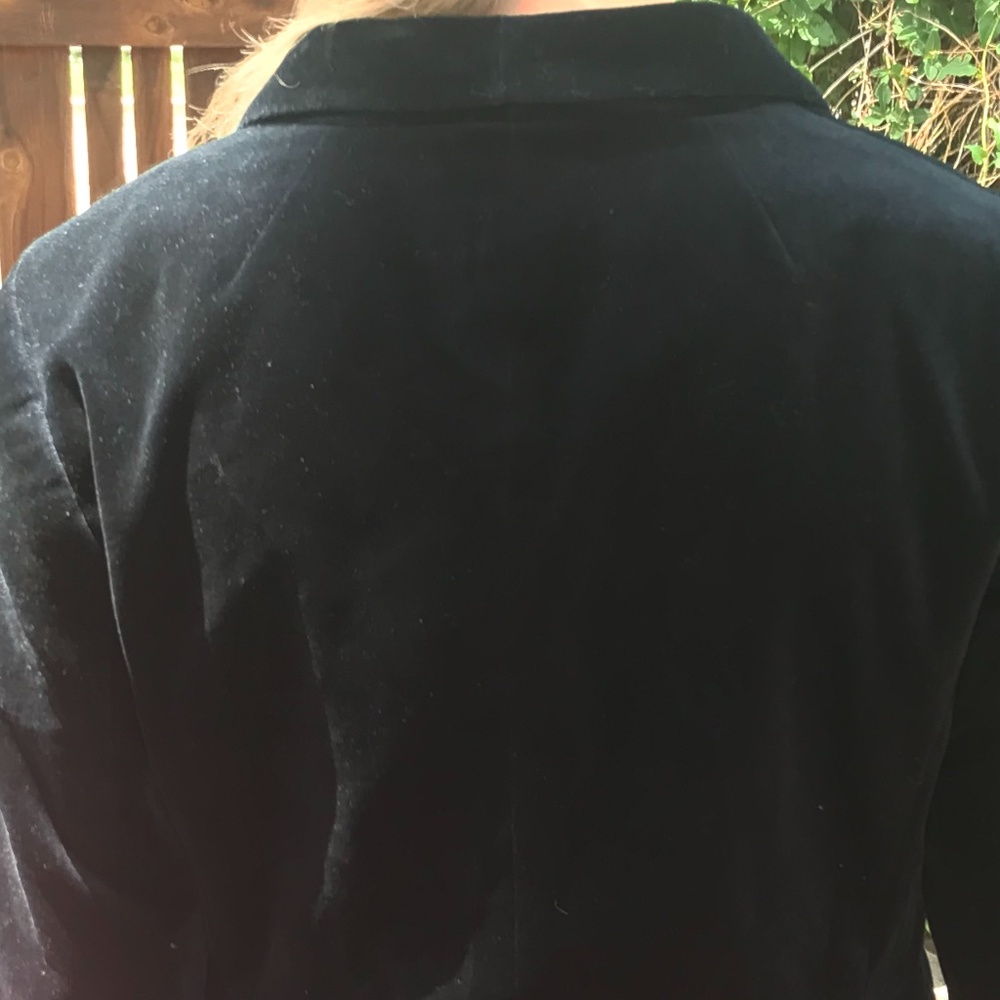 NEW J. Crew Blue Cotton Velvet Jacket - Picture 8 of 10